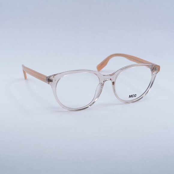 🕶️ New Alexander McQueen MQ0308O 008 Eyeglasses - Pink Frame 52mm - Picture 1 of 9